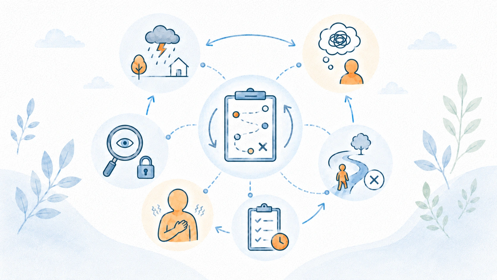 infographic illustrating cbt formulation