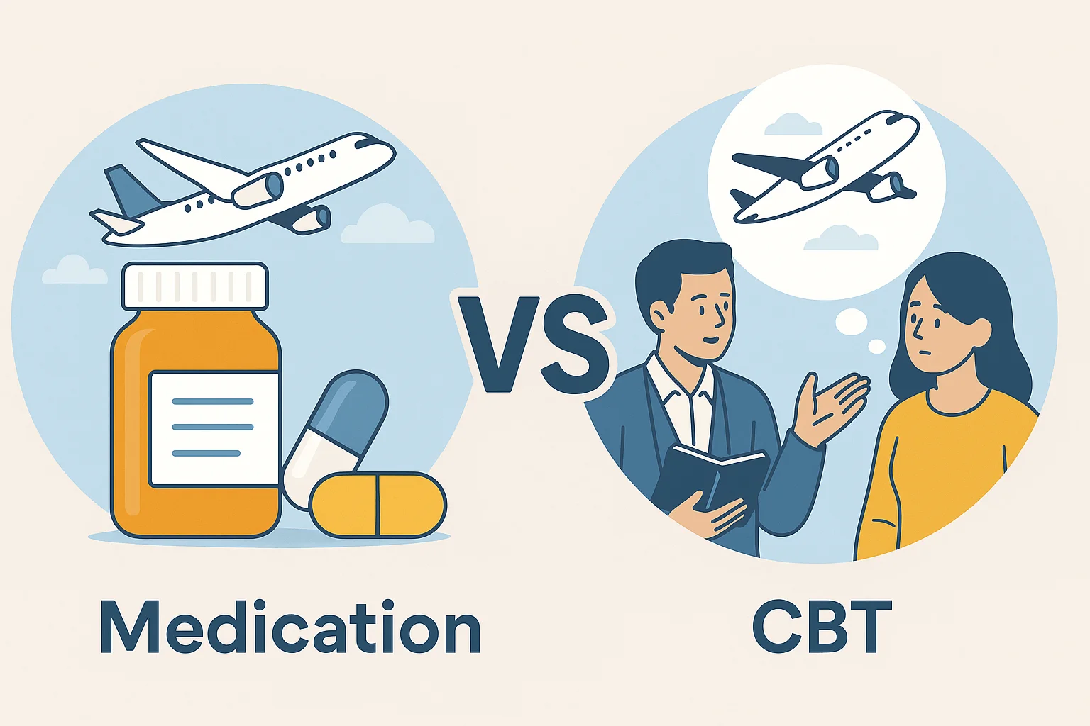 Medication for Flying Phobia: What Are Your Options? 2 Medication vs CBT for Flying Phobia 1